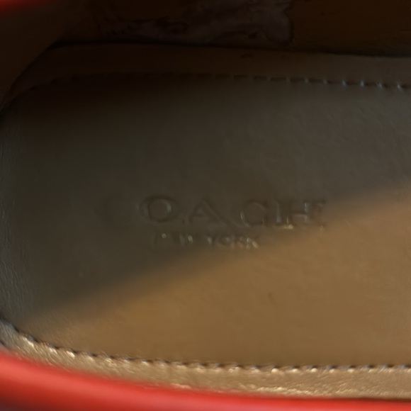 Classic Red Coach Slip Ons - Picture 4 of 7